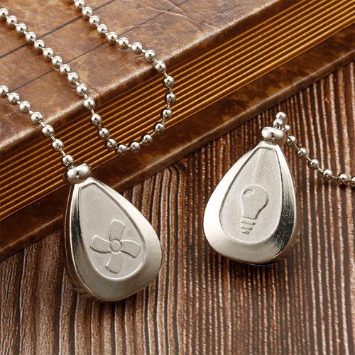 4 Pieces Ceiling Fan Pull Chain Extender Ornament 12 Inch Ceiling Pull Chain Extension Classic Drop Shaped Pendant Beaded Ball Cord for Fan Light lamp Decorative with Connector(Silver)