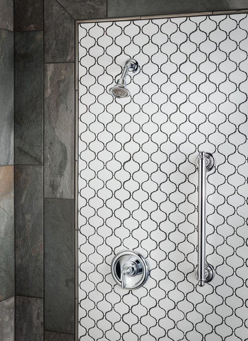 Moen Brantford Chrome Posi-Temp Pressure Balancing Traditional Tub and Shower Lever Handle, Valve Required, T2151