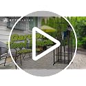 Sttoraboks Heavy Duty Steel Garden & Garage Tool Organizer Rack - 35 Slots, Broom & Mop Holder, Durable Storage for Lawn, Garden & Cleaning Tools