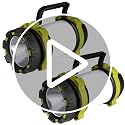 BOBKID 2-Pack Rechargeable LED Camping Lanterns - Green, High Lumens, Waterproof & Multi-Mode