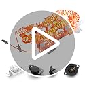Azdele DC47-00019A Heating Element for Samsung Dryer - Includes DC96-00887A, DC47-00016A, DC47-00018A, DC32-00007A (DV42H5000EW/A3, DV45H7000EW/A2)