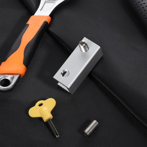 2 PCS Sliding Window Locks, Security Window Locks with Keys for up and Down and Horizontal Windows, Adjustable Window-Locks Security Windows Stoppers Easy Installation Without Drilling, Silver