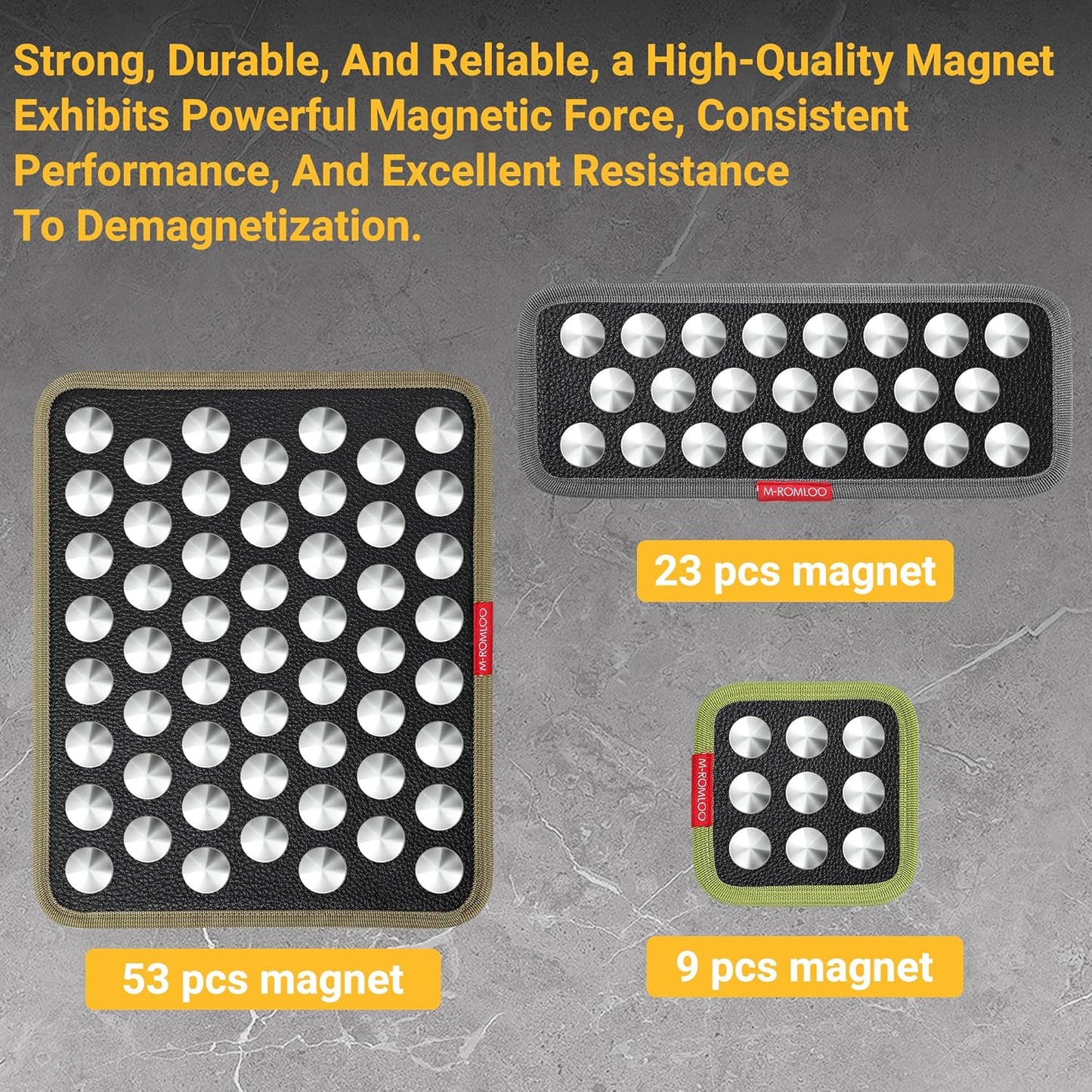 M-ROMOLO Magnetic Tool Holders Magnetic Tray for Mechanic's Magnetic Pad Magnetic Mat (Medium)