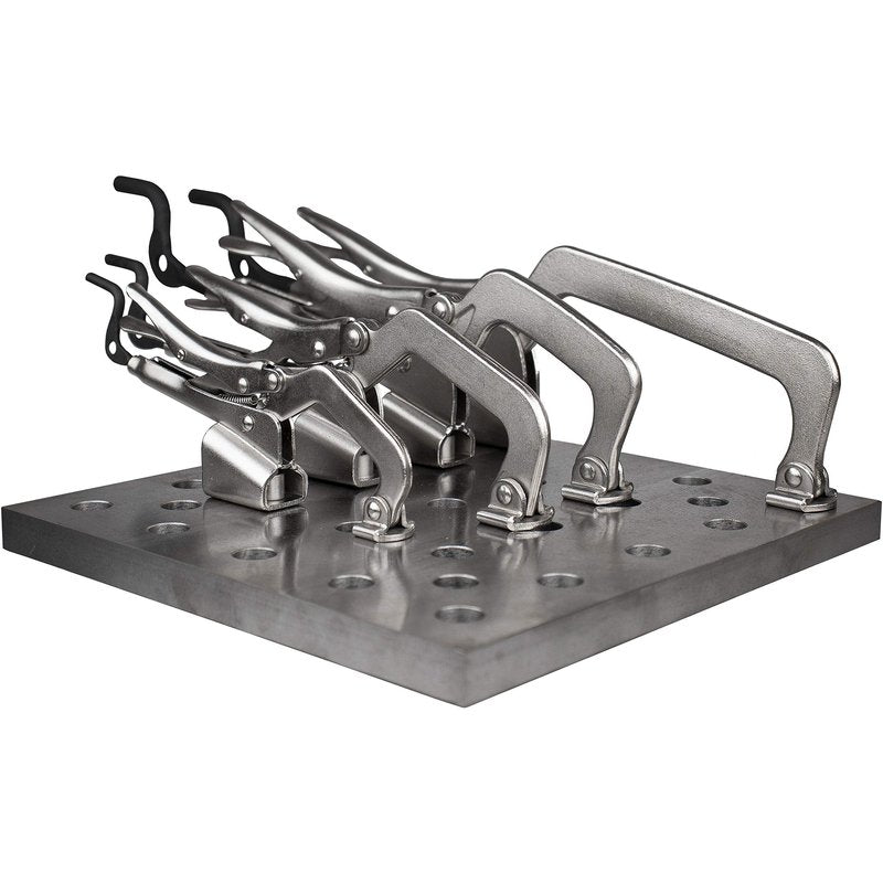 BuildPro PTT956K Inserta Plier, Table Mount Clamp, Rear Crank Handle, 5/8" Insert Diameter, 6-1/8" Throat Depth