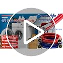 Fetechmate 6ft Rubber Washing Machine Hoses - Burst-Proof, 3/4-Inch NPT, Includes 2 Pack (6FT-Straight)