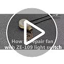 Akahttbn Bronze Ceiling Fan Light Switch Zing Ear ZE-109 2-Pack Pull Chain Control
