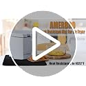 2 Pcs Heat Resistant Mats for Countertop Air Fryer 18x15in Black - Amerbro