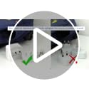 TESSAN All European UK Travel Plug Adapter Kit, Detachable Type C/G/E/F, White/Grey