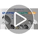 HOPOPRO 4 Inch Modern Chrome Fixed Shower Head with 5 Modes - High Pressure, Easy Install