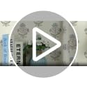 Heroad Blue & Beige Floral Peel and Stick Wallpaper, Cottage Linen Texture, 17.3"x78.7" - Renter Friendly Contact Paper for Walls & Cabinets