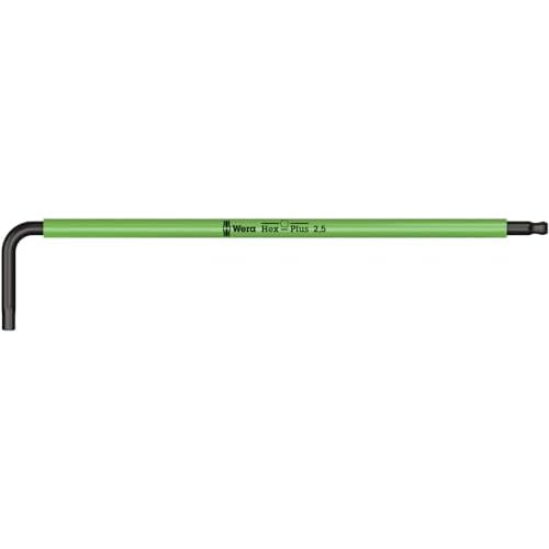 Wera Tools 950 SPKL HEX-PLUS SW 2.5 BRIGHT GREEN LONG ARM HEX KEY
