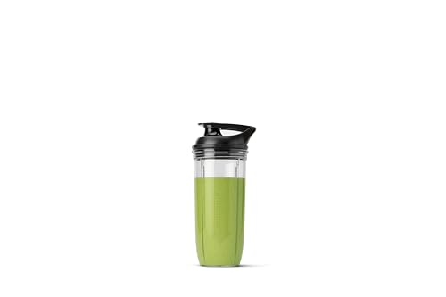 NutriBullet Tritan Renew 32 oz Cup with To-Go Lid – Clear/Black