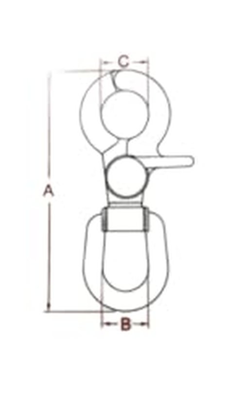US Stainless Stainless Steel 316 3/8" Trigger Snap with Swivel End Marine Grade Polished