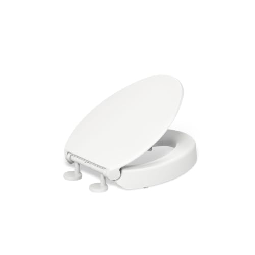 Kohler Hyten 3-Inch High Soft Close Elongated Toilet Seat White