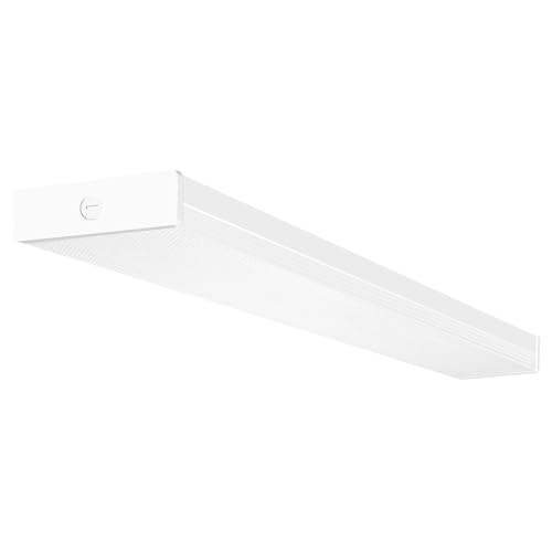 Hykolity 4FT 5.7 Inch Wide LED Wraparound Light, 40W 4400LM 4000K, Hardwired