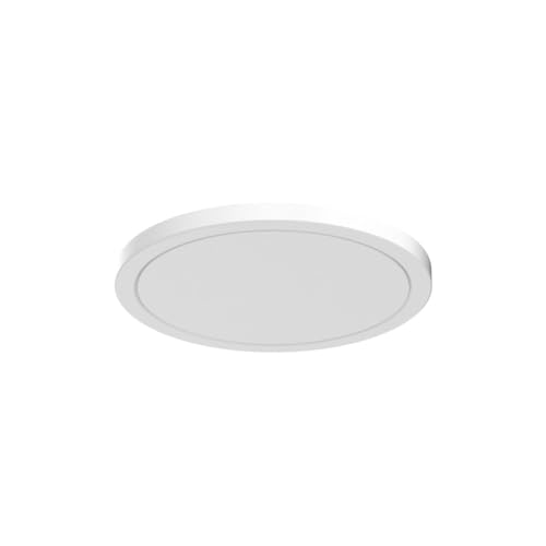 BLNAN White 9-Inch LED Flush Mount Ceiling Light - 18W, 3000K/4000K/5000K, Ultra Thin, Non-Dimmable, Pack of 1