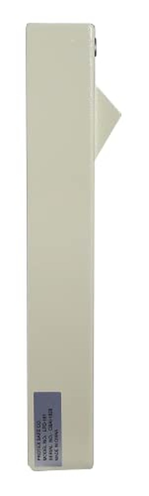 Protex Wall Mount Drop Box (LPD-161), for ballots, cash, checks, large size envelopes and other large documents, Piano hinge, Pre-drilled mounting holes off-white