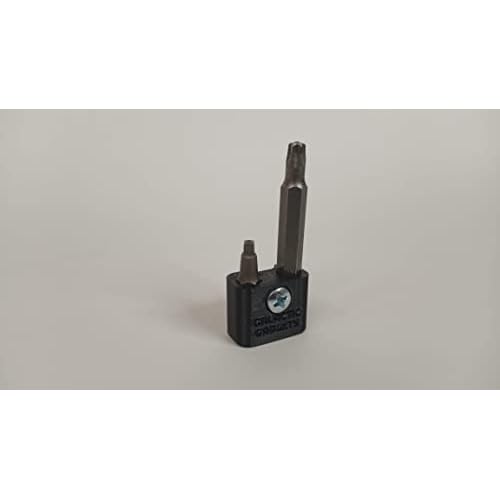 Galactic Gadgets Magnetic Bit Holder for Makita 18V Drill/Driver, Side Mounted, Strong Magnets, Low Profile Design (Black)