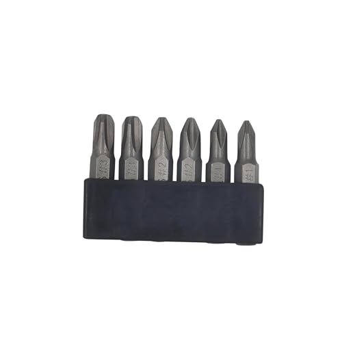 6Pcs 35mm JIS Screwdriver Bit Set with Magnetic Tip, 1/4 Hex Shank, S2 Alloy Steel & 6-Slot Storage Strip ? Perfect for Japanese Motorcycles, Cars, Bicycles, and Equipment (JIS #1x2#2x2#3x2)