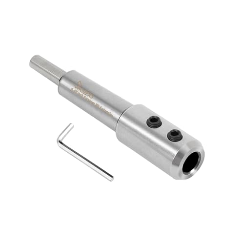 4.48" Forstner Bit Extension with Anti-Slip Design,Adding Over 3.28" Drilling Depth to Forstner Bit,Suitable for Process Wooden Furniture,Timber and etc.