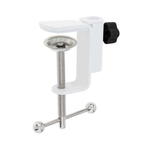 OriGlam Quick-Grip C Clamp, C-Clamp, Versatile Clamp, Desk Light Clamp Mount Holder Bracket For Desktop Mount Holder LCD Monitor Flash Desk (White)