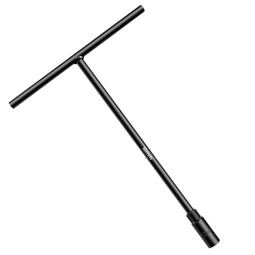 FFG T - Handle Metric Socket Wrench 6- Point 10mm Chrome Vanadium Steel T Handle Wrench Hex Socket For Car Motorcycle Dirtbike Repair