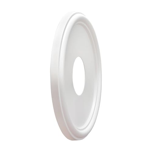 EIFHYT 13-inch White Molded Nylon Ceiling Medallion for Light Fixtures & Fans