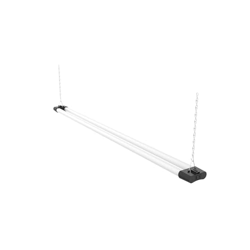 Quarterback 4FT 40W LED Shop Light with Inline Switch - Daylight White 5000K, Surface or Suspension Mount, Model 1