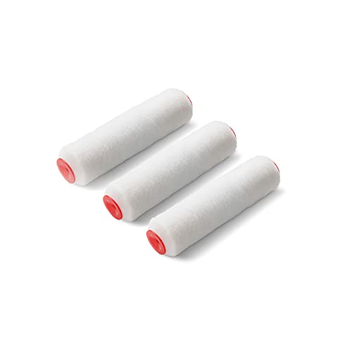 Paint Roller Covers, 9" Roller Covers, Pack of 3, Covers for Paint Rollers, Naps for Paint Roller Brush, Roller Naps, House Painting Supplies, Nap for Roller Frame (White) (3 PCS)