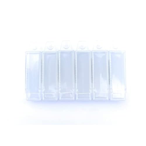 FTG USA Storage Container 6 Piece Extendable Plastic Box Used as Storage Case for Countersink and Replacement Drill Bits