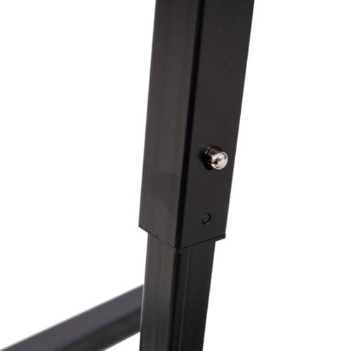 Heavy Duty Manual Trash Compactor Tool for 32-170 Gallon Bins - Black Steel Waste Press