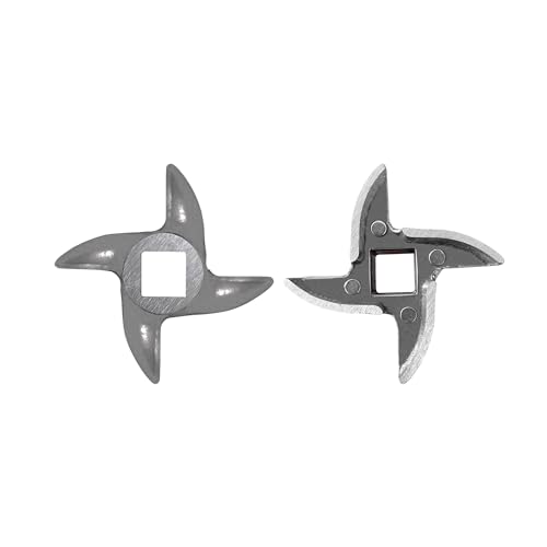 OUSTUE #8 Grinder Blade - Stainless Steel Replacement, 1.54in Dia, 0.4in Thick (2 pc)