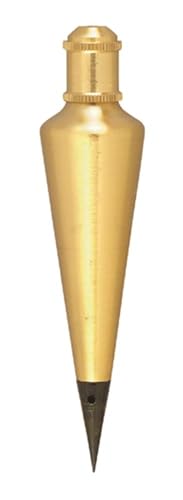 Johnson Level & Tool 132 Plumb Bob, 32 oz., Brass Finish, 1 Pack,