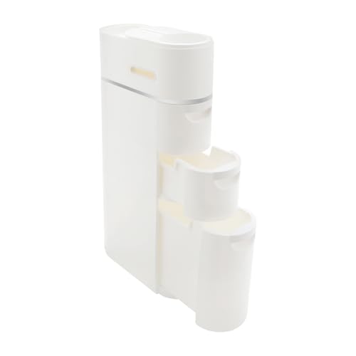 Tuxiatron Slim Bathroom Storage Cabinet with 3 Drawers & Space Organizer