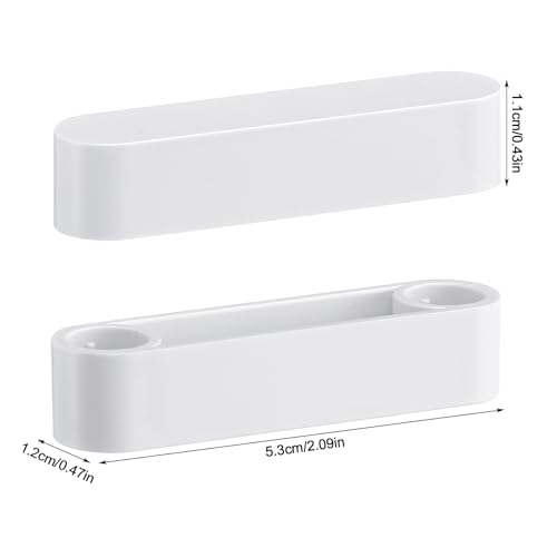 4 Pcs Plastic Rod Spacer Cap Closet Rod Wire Shelf End Caps Closet System Parts Shelf Covers for Wire Shelves