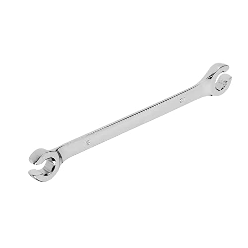 Flare Nut Wrench, 8mmx10mm Metric Double Open End, High Carbon Steel and Chrome Plating, for Household Maintenance and General Repairs