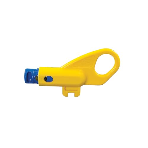 Klein Tools VDV110-261 Twisted Pair Radial Cable & Jacket Stripper - Flexible Wire Cutting Tool