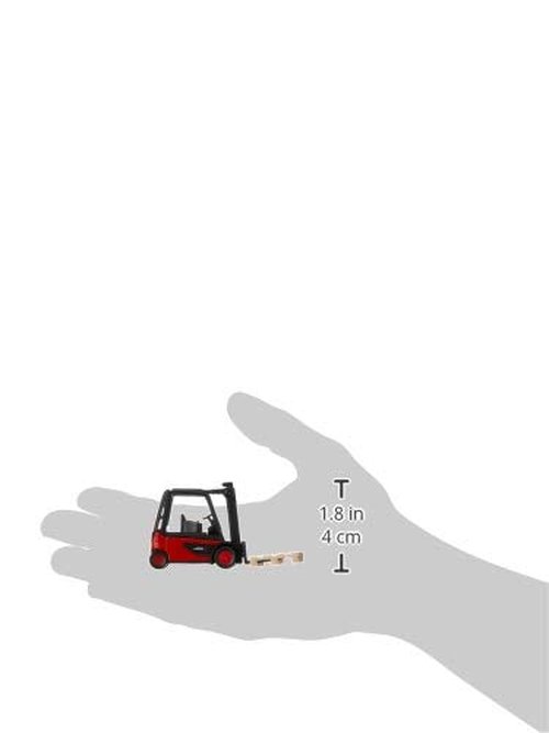 Siku 1311, Forklift, Metal/Plastic, Red/Black, Incl. 1 Pallet, Movable Fork
