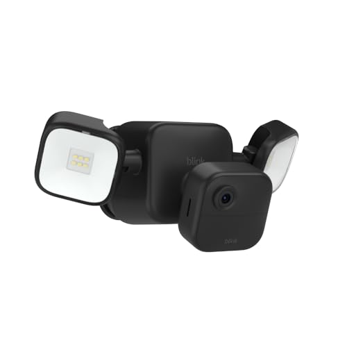 Blink Outdoor 4 Floodlight Security Camera Black - Wireless, 700 Lumens, 2-Year Battery