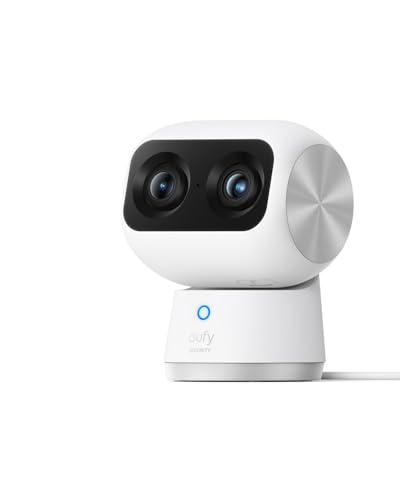 eufy Security 4K Indoor Camera S350 1-Pack No Subscription Dual Zoom