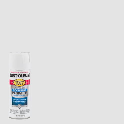 Rust-Oleum Stops Rust Universal Bonding Primer Spray Flat White 12oz - Exterior & Interior Use
