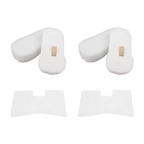 Generic Replacement Filter Compatible with Shark HZ2000 HZ2002 HZ250 HZ251 HH200 HH202 HZ602 HZ702 UV580 HH200 HH202 HZ251 HS152AMZ HZ2003C Vacuum, Part # XFFKHZ2000, XPMFHZ2000, White