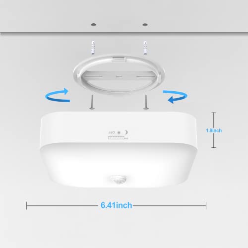 WhitePoplar Rechargeable Motion Sensor Closet Light 500LM White 1 Pack