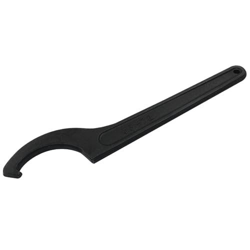Murtenze C Hook Spanner Wrench for 68-72mm Round Nut, Universal Coilover Spanner Black Adjustment Hook Wrench Tool Carbon Steel