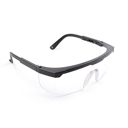 Safety Glasses For Men and Women, Anti Fog Work Glasses for Adjustable Frames and Side Protection