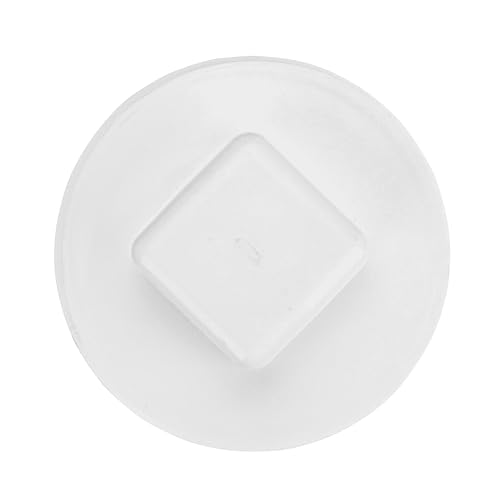 NDS 41P8 PVC Drain Cleanout Plug with 4-Inch MPT Connection - White