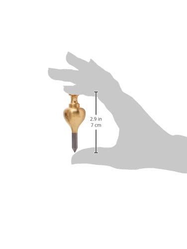 Monument Artist Unknown 247x Brass Plumb Bob 2.1/2oz Size 0, MON247
