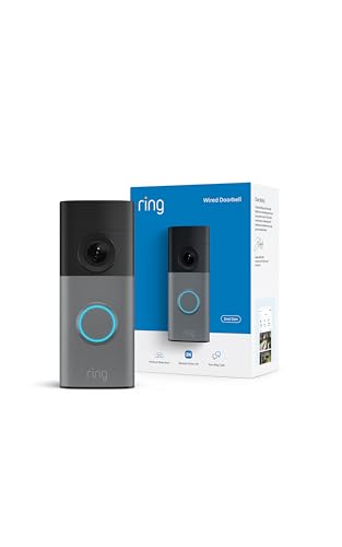 Ring Wired Doorbell 2K with Wide-Angle Video, 6x Zoom & Two-Way Talk - Newest Model - Doorbell Variation