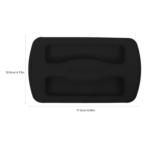 UPKOCH Silicone Toaster Top Cover Lid Black 6.88 x 4.13 in - 1pc