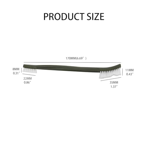 5 Pcs Small Nylon Wire Brush, Mini Nylon Cleaning Brushes for Multi-Purpose Cleaning